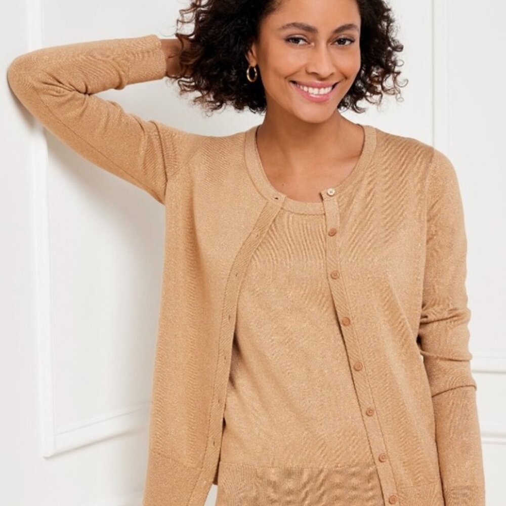 Talbots Charming Sweater Set - Cardigan and matching sleeveless shell